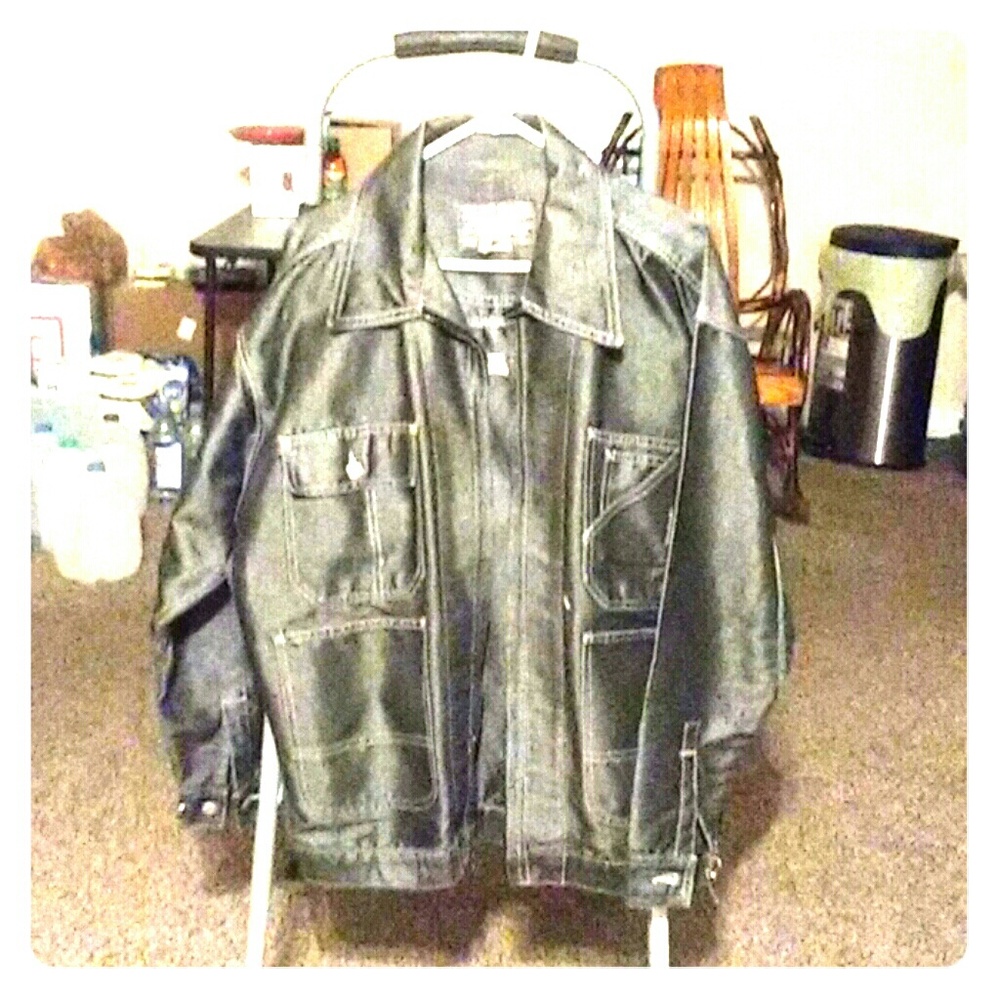 Silver jean jacket
